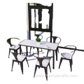 outdoor tables and chairs iron plastic wood coffee